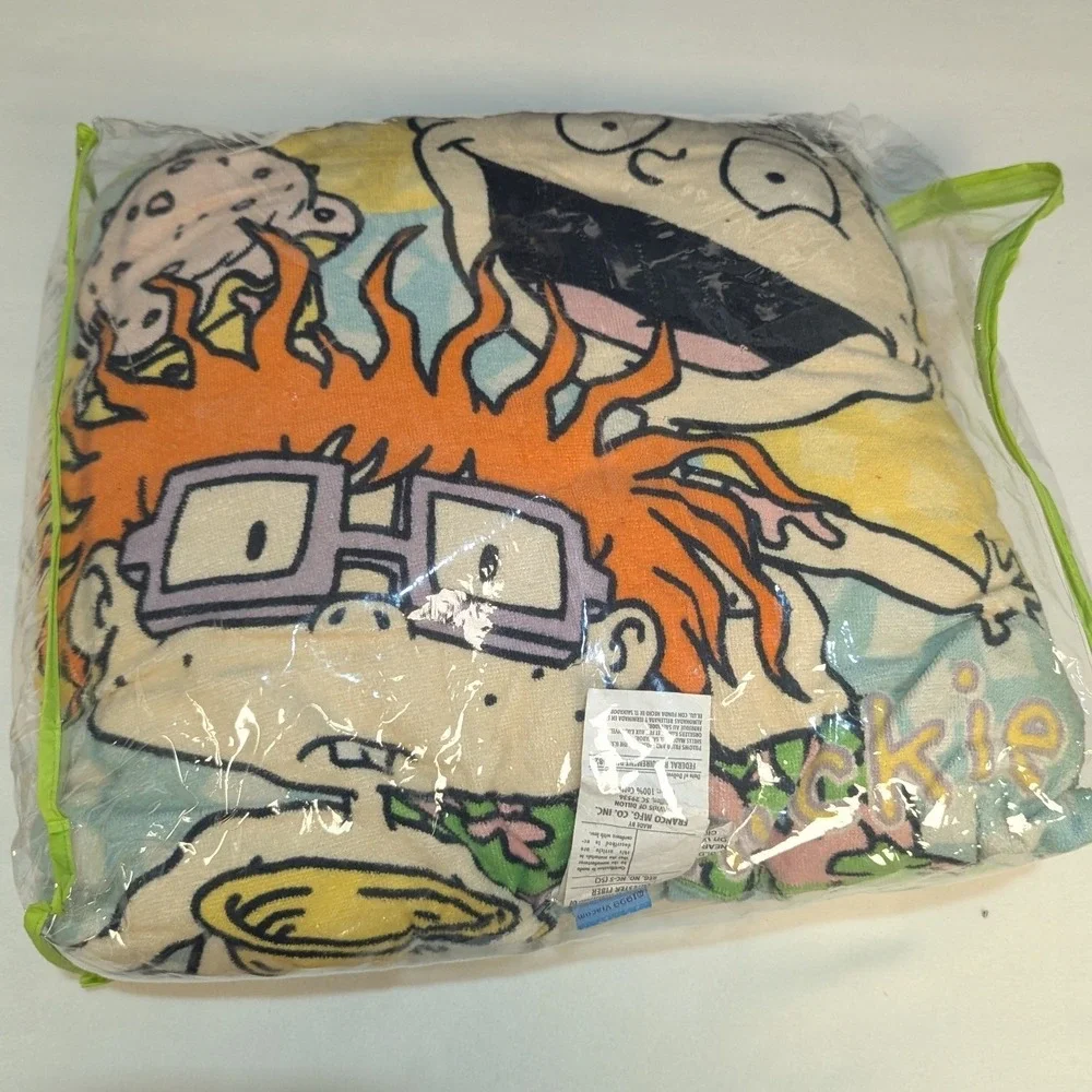 Nickelodeon Rugrats Throw Pillow Kids Multicolor 90s Vintage Angelica Tommy